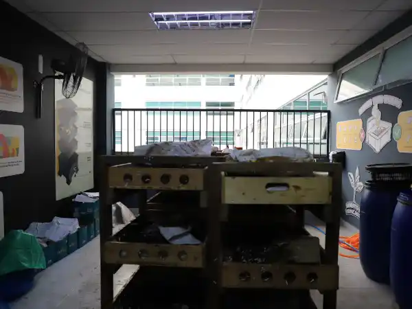 廃棄物のたい肥化用ラボ