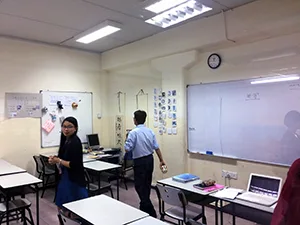 外国語(中国語)の教室